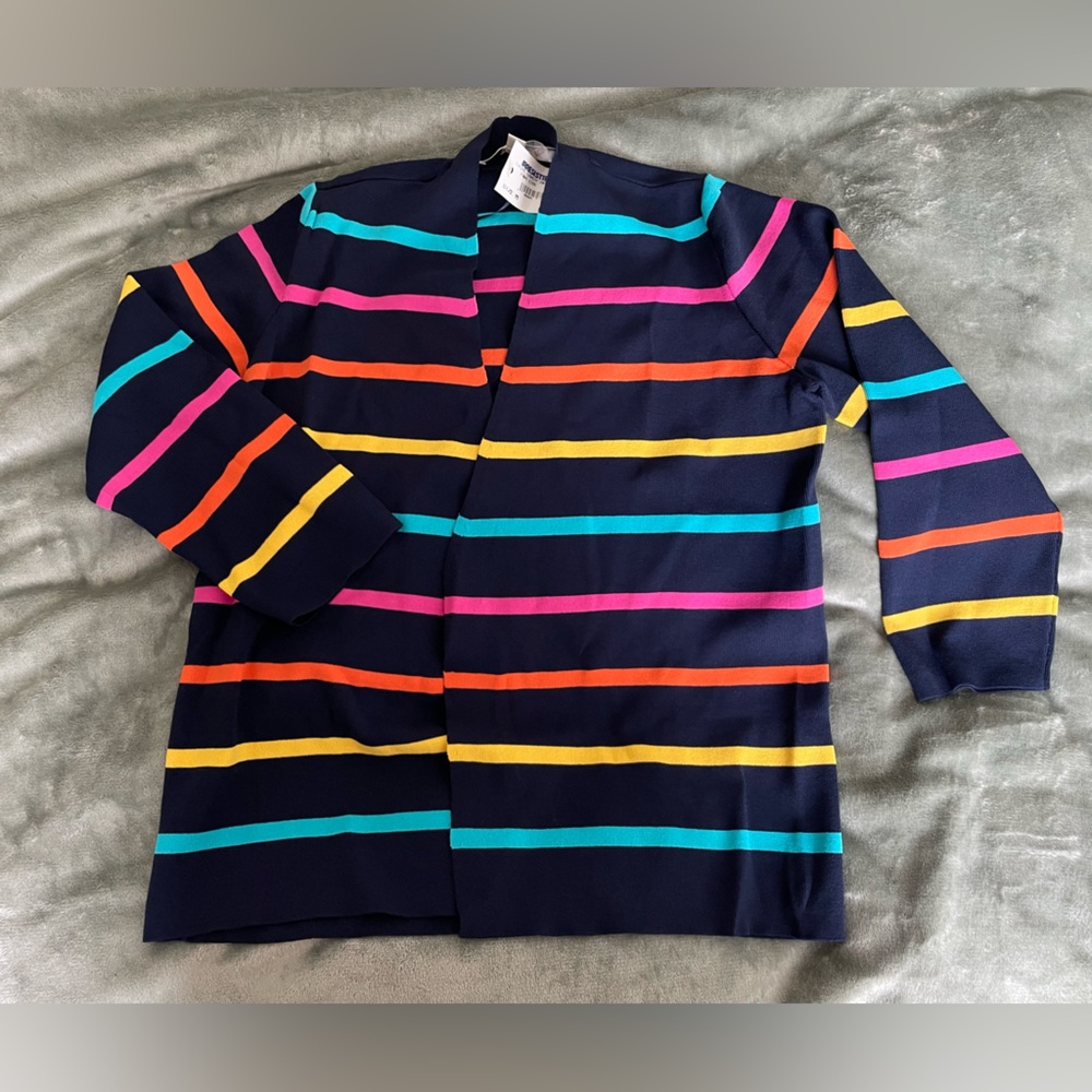 NWT Cyrus striped open cardigan